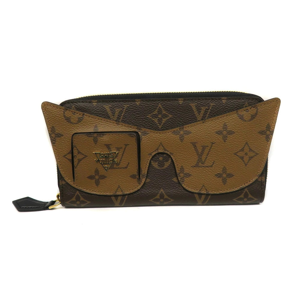 Louis Vuitton Zippy Wallet Shady Leather Brown